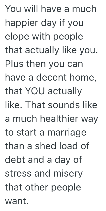 Screenshot 2025 07 07 at 3.32.09 PM Womans Family Judges Her For Not Having a Full Blown Wedding, But No One Has Offered To Help Pay For It